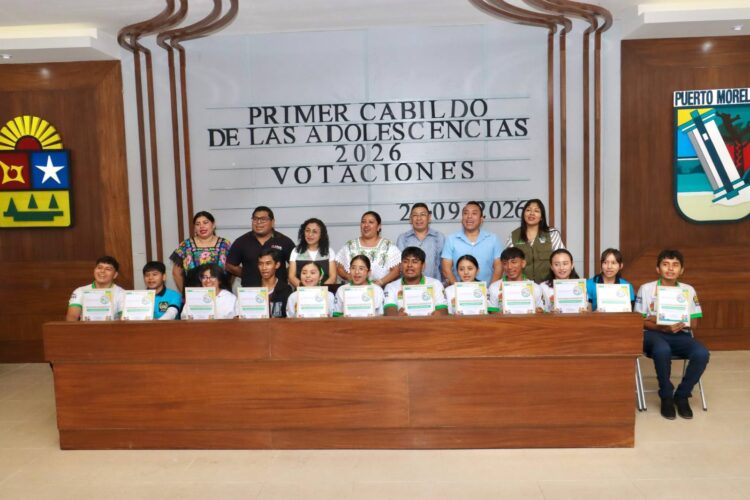 Juventud al frente; Puerto Morelos selecciona a los integrantes de su primer Cabildo Adolescente