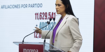 Militancia récord; Montiel celebra 12 millones de afiliados y defiende a dirigentes