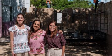 Obra en marcha; Mara y Verónica Lezama dan el banderazo al Centro de Asistencia Social en Isla Mujeres
