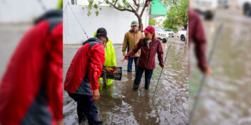 “Operativo Lluvia”; Ana Paty supervisa el operativo en las calles de Cancún