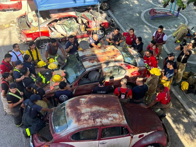 Referente en rescate; Playa del Carmen recibe el Congreso Nacional de Bomberos