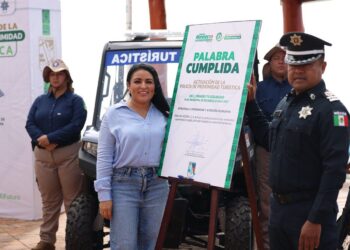 Suman tecnología y fuerza policial para la prevención del delito en Puerto Morelos