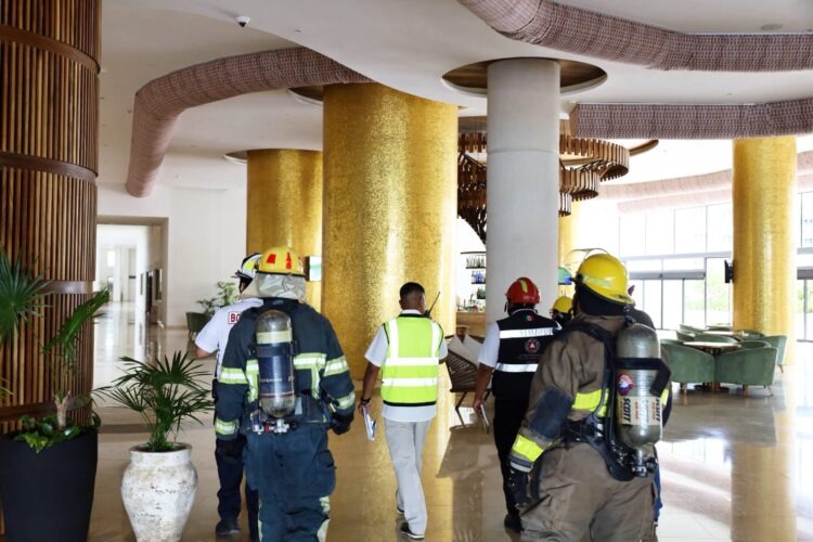 ¡Cultura de prevención!; Puerto Morelos realiza simulacro sísmico