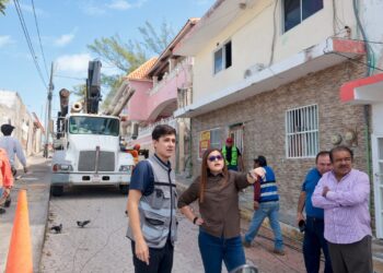 Avanza proyecto de soterramiento eléctrico en el Centro de Isla Mujeres