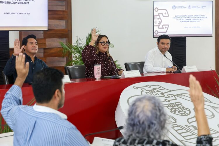¡Más obras para Playa del Carmen!; autoriza Cabildo recursos al POA 2026
