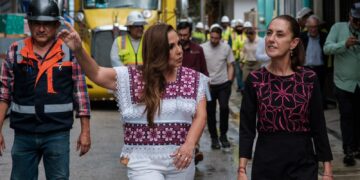 Claudia Sheinbaum supervisa hospitales y proyectos de salud en Chetumal acompañada de Mara Lezama
