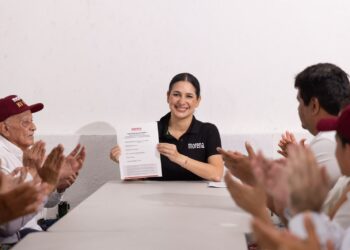 Estefanía Mercado se registra para coordinar los trabajos de Defensa de la Transformación en Playa del Carmen