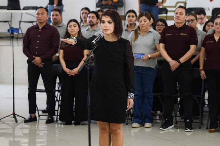 Estefanía Mercado toma protesta a Leticia Lorenzo Zamudio como titular del Órgano Interno de Control