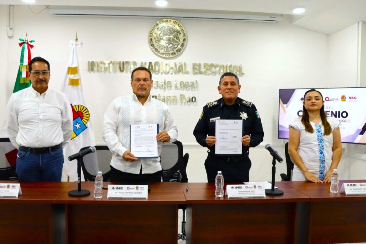 INE y Secretaría de Seguridad Ciudadana de Quintana Roo facilitarán credencialización de personas privadas de la libertad