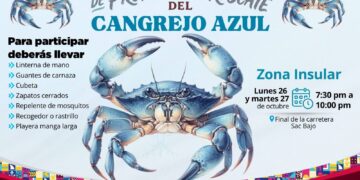 Invita Gobierno de Isla Mujeres a jornada de protección del cangrejo azul