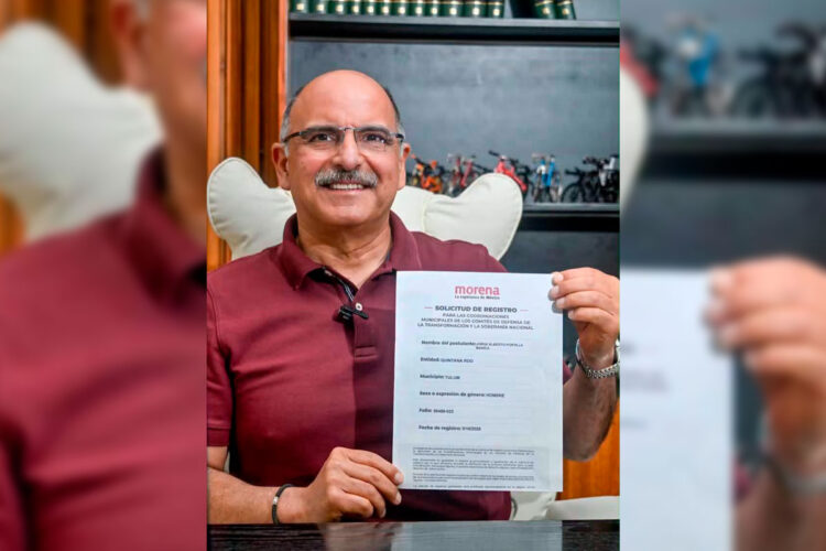 Jorge Portilla confirma su inscripción en la interna de Morena por presidencia municipal de Tulum