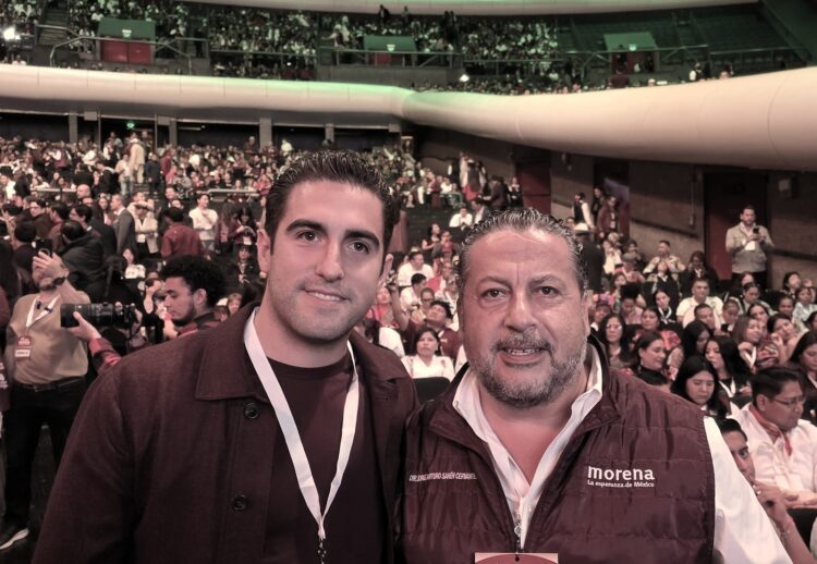 Jorge Sanén conmemora los 15 años de la fundación de Morena