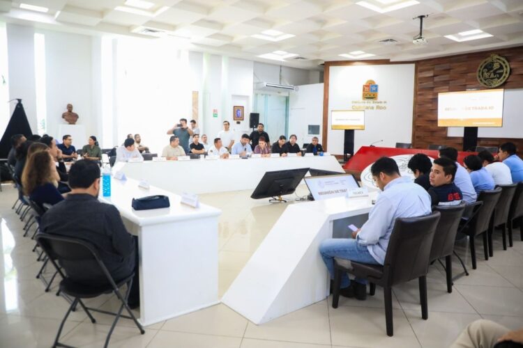 ‘Mano a mano’; Estefanía Mercado fortalece coordinación con empresas para mejorar servicios