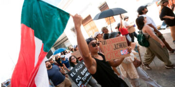 ¡Protestan en Yucatán!; marchan para exigir un alto a los lazos con Israel