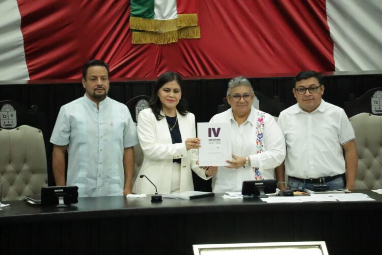 Presenta Rubí Pacheco Pérez informe de resultados del IEQROO ante el Congreso