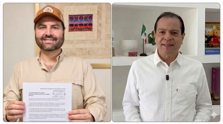 Renuncian Arturo Castro y Antón Bojórquez a gobierno de Playa del Carmen