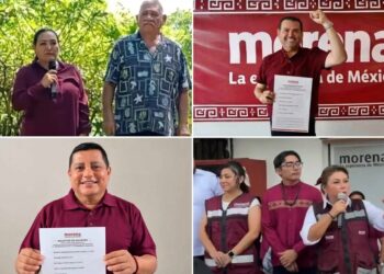 Romi Dzul, Ileana Canul, Fili, Edgar Gasca, Elda Xix y Gabriel Carballo se registran en Morena