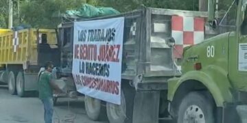 Volqueteros de Cancún exigen al hotel Haven dejar de contratar camiones ‘piratas’