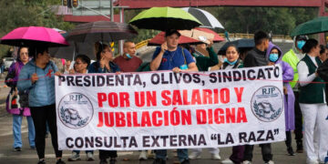 ¡A las calles!; anuncian marcha nacional del IMSS con respaldo de la CNTE