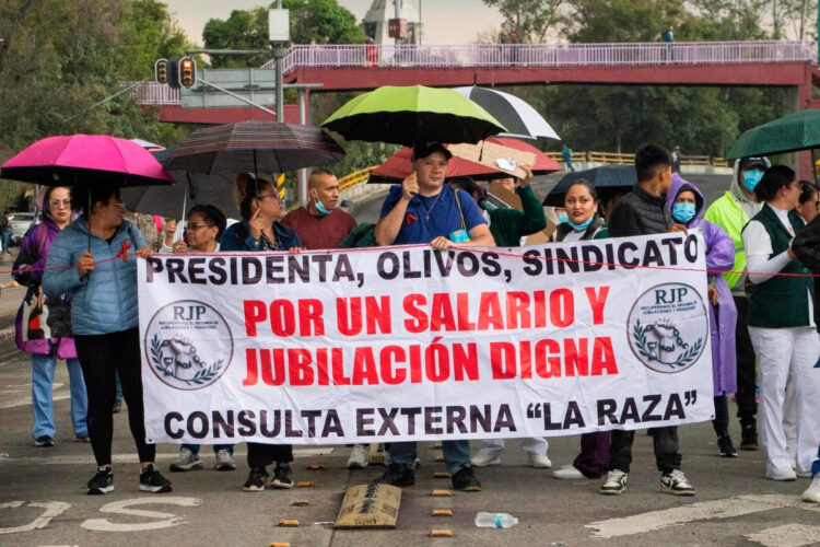 ¡A las calles!; anuncian marcha nacional del IMSS con respaldo de la CNTE