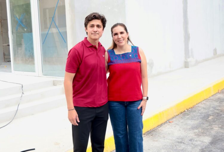 ¡Apuesta por el arte!; Atenea Gómez inspecciona avance en obra de la nueva Casa de la Cultura de Isla Mujeres