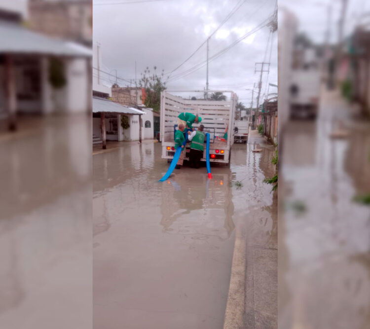 ¡Atención permanente!; mantiene Puerto Morelos brigadas en campo ante el mal clima