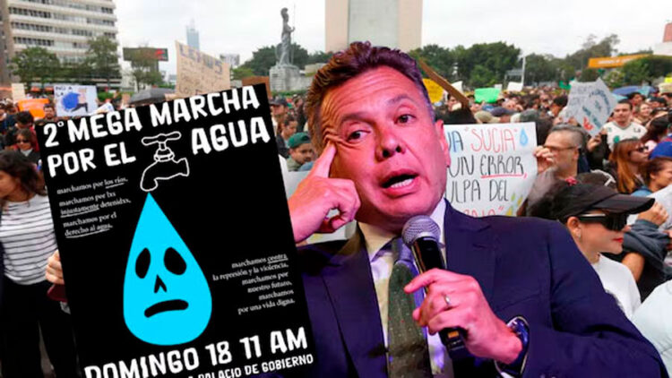 ¡Exigen la revocación de mandato!; convocan a segunda marcha por agua en Jalisco