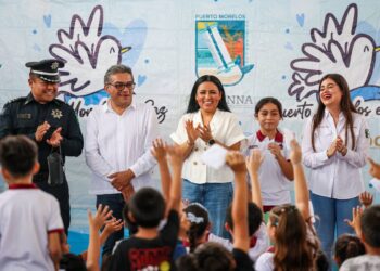 ¡Futuro seguro!; construimos entornos de paz desde la niñez, afirma Blanca Merari en Puerto Morelos