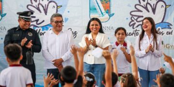 ¡Futuro seguro!; construimos entornos de paz desde la niñez, afirma Blanca Merari en Puerto Morelos