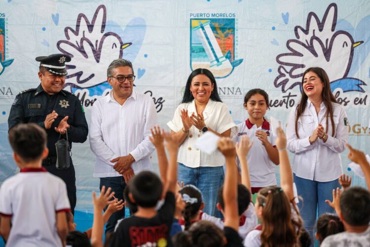 ¡Futuro seguro!; construimos entornos de paz desde la niñez, afirma Blanca Merari en Puerto Morelos