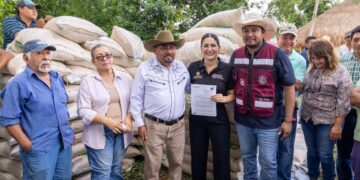 ¡Impulso agropecuario!; entrega Estefanía Mercado 9 toneladas de maíz a ganaderos de Playa del Carmen