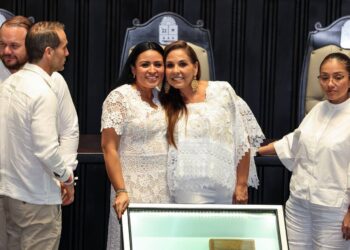 ¡Motor de progreso!; destaca Blanca Merari la gran aportación de Puerto Morelos al estado