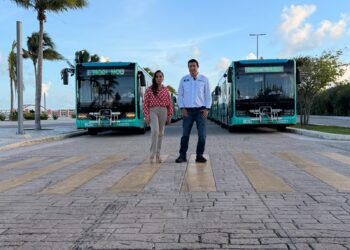 ¡Movilidad moderna!; anuncia Mara Lezama arranque la nueva ruta 17 de MOBI en Cancún