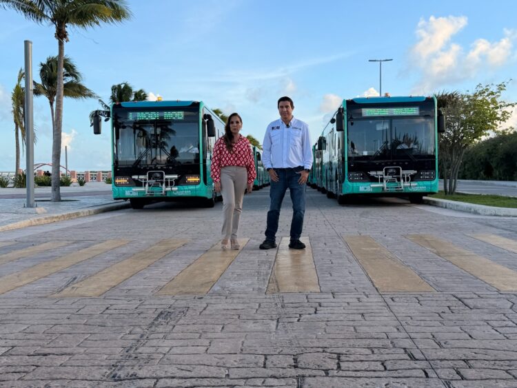 ¡Movilidad moderna!; anuncia Mara Lezama arranque la nueva ruta 17 de MOBI en Cancún