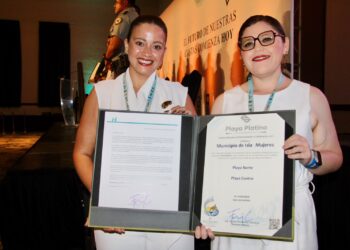 ¡Orgullo isleño!; el trabajo por las playas da resultados y reciben el distintivo Playa Platino