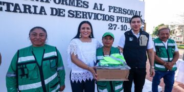 ¡Reconocimiento laboral!; impulsa Blanca Merari mejores condiciones para personal de servicios públicos