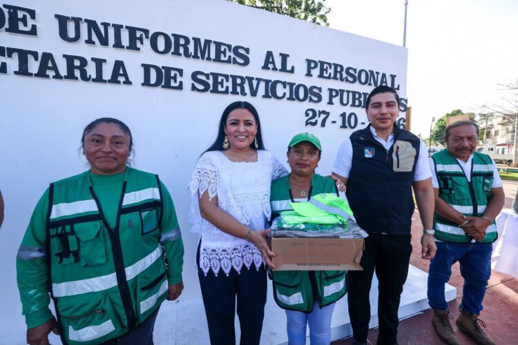 ¡Reconocimiento laboral!; impulsa Blanca Merari mejores condiciones para personal de servicios públicos
