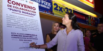 ¡Red de protección!; 272 tiendas Oxxoo de Cancún como Puntos Morados de protección a las mujeres