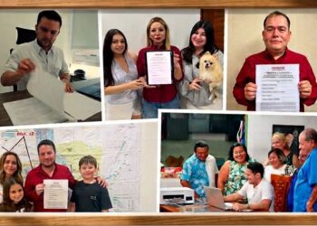 ¡Sigue el proceso!; se registran en Morena para contender por municipios