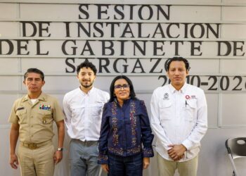 ¡Trabajo en equipo!; avanzamos en unidad en el combate al sargazo, señala Blanca Merari