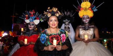 ¡Tradición viva!; anuncia Blanca Merari que Puerto Morelos está listo para el Janal Pixán