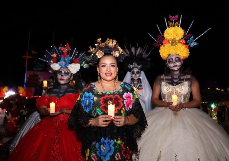 ¡Tradición viva!; anuncia Blanca Merari que Puerto Morelos está listo para el Janal Pixán