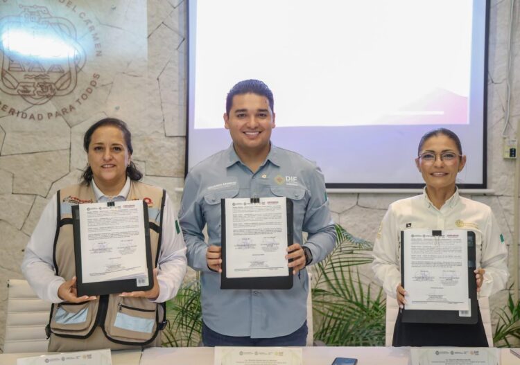 ¡Unidos por las familias!; DIF Playa del Carmen firma convenio para fortalecer acciones de búsqueda y atención